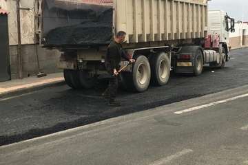 El piche tizna las calles de Playa del Hombre (Foto TA)